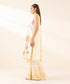 Women's Unstitched Dobby Embroidered Off White 3 Piece Suit